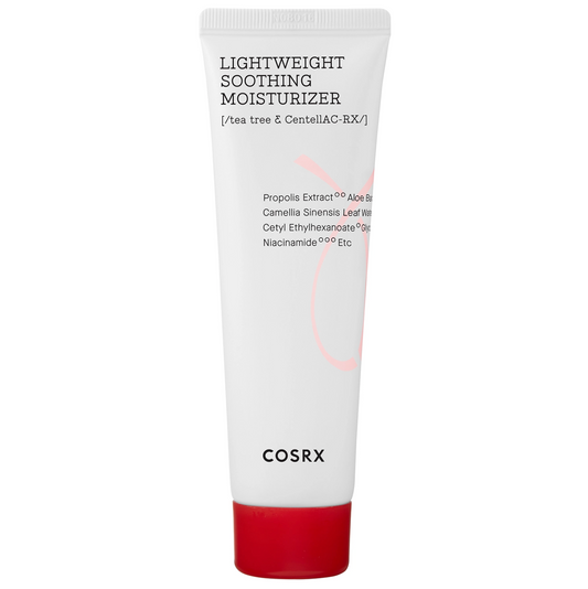 COSRX AC Collection Lightweight Soothing Moisturizer veido kremas probleminei odai