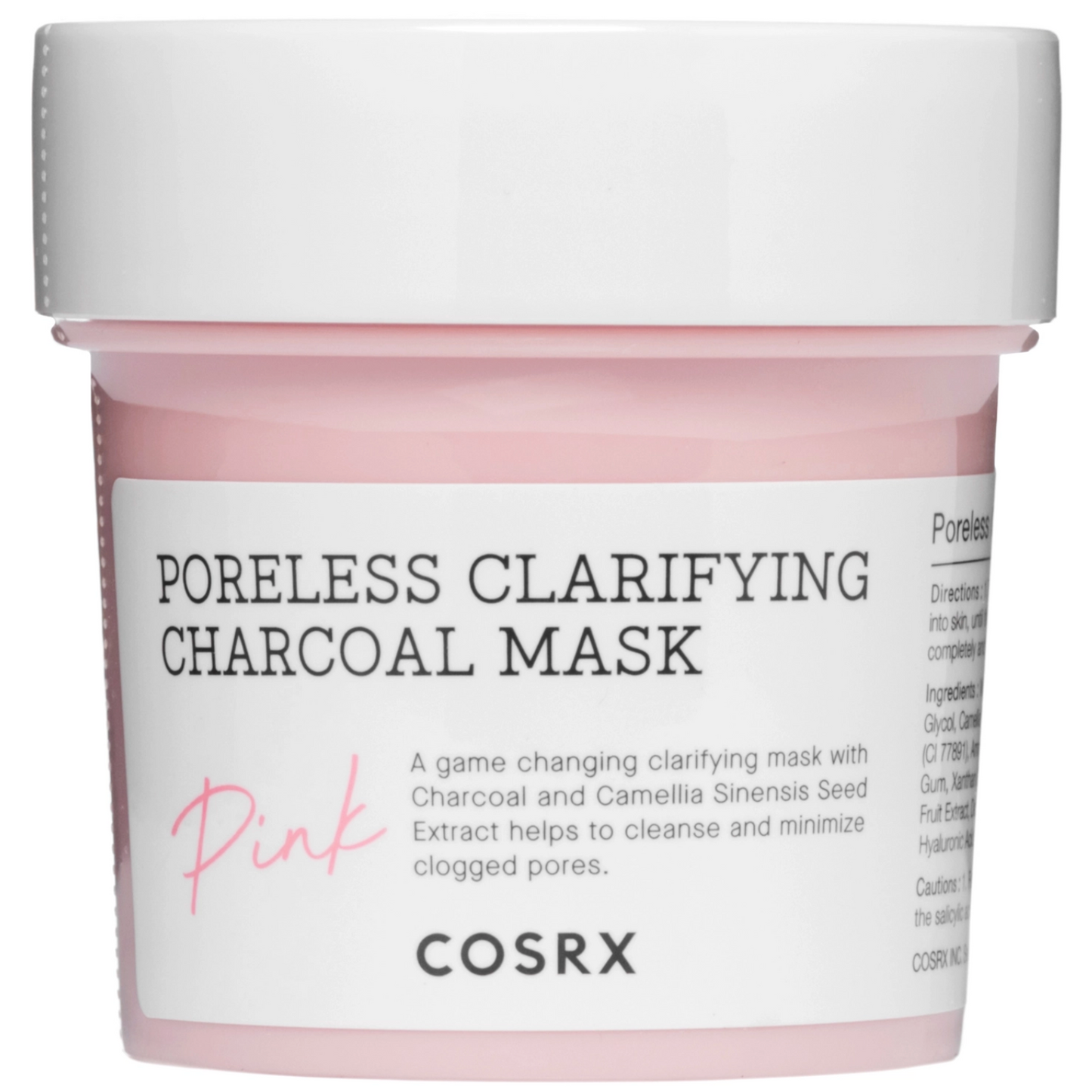 COSRX Poreless Clarifying Charcoal Mask beporė skaidrinanti anglies kaukė