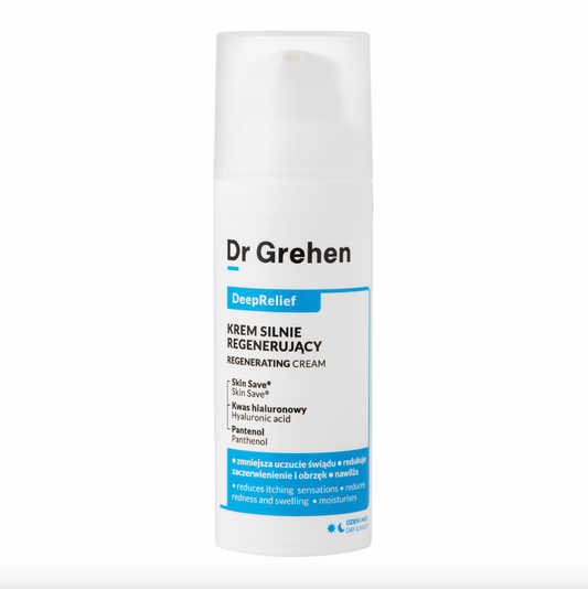 Dr. Grehen DeepRelief Regenerating Cream regeneruojantis veido kremas