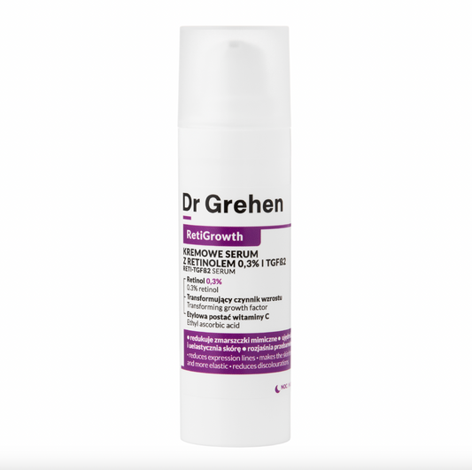 Dr. Grehen RetiGrowth Reti-TGF Serum veido serumas su retinoliu