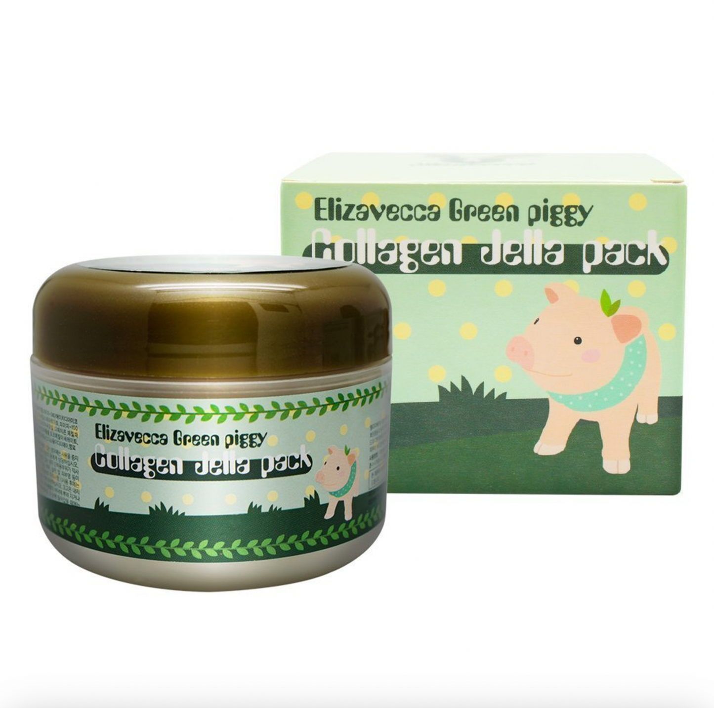 Elizavecca Green Piggy Collagen Jella Pack kolageno drėkinamoji kaukė