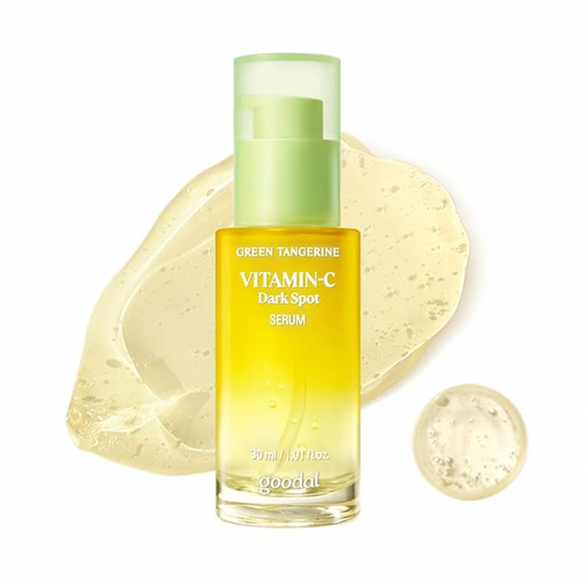 Goodal Green Tangerine Vita C Dark Spot Care Serum šviesinantis veido serumas