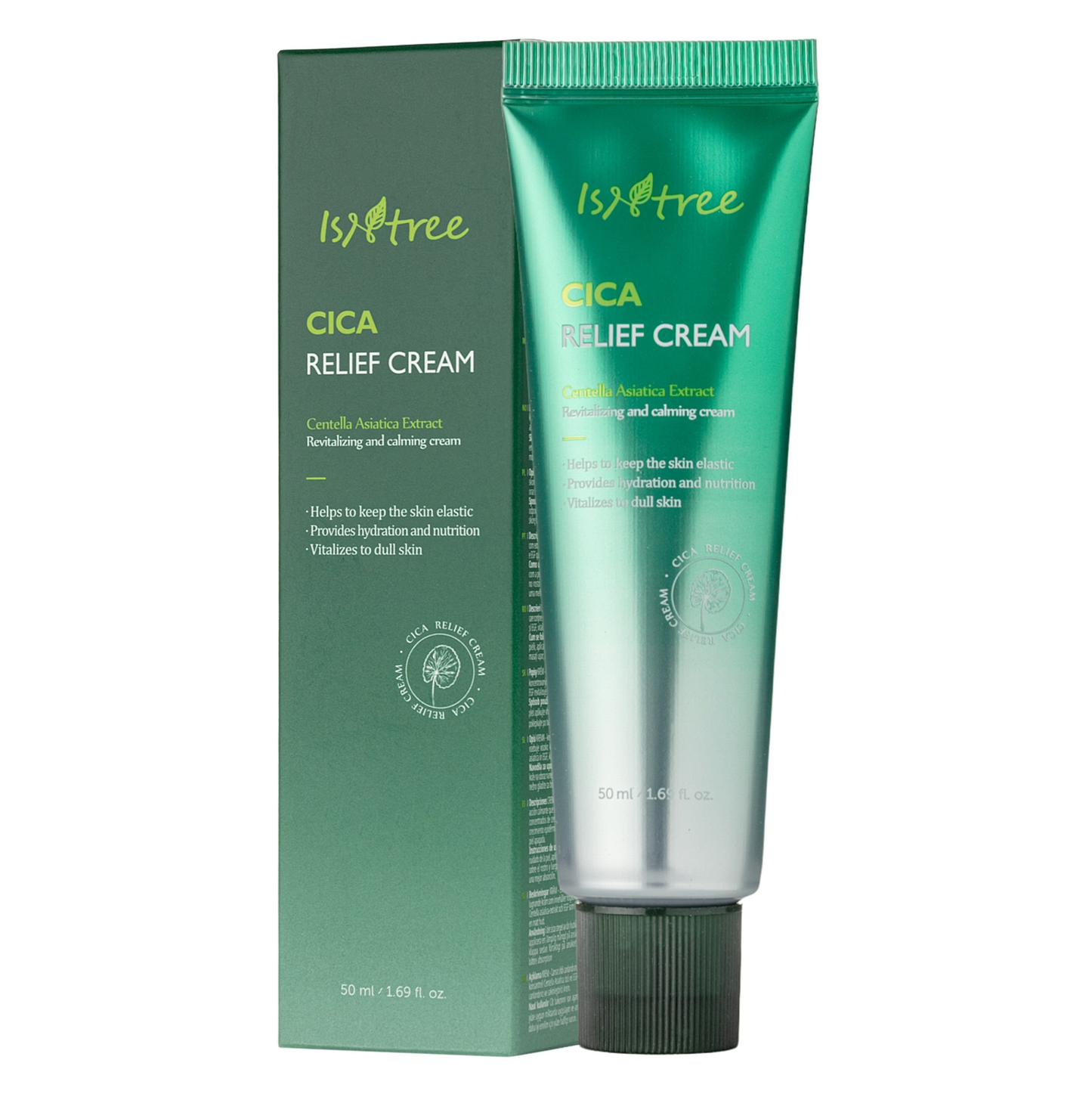 Isntree Cica Relief Cream veido kremas jautriai odai